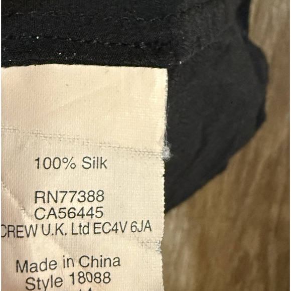 J Crew Womens 100% Silk Black Slip Dress Size XSmall Sleeveless maxi Midi - Picture 3 of 4